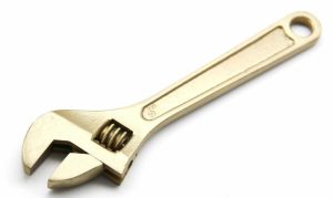 Adjustable Wrench | TMAX 6 inch Non Sparking Adjustable Wrench Aluminum-Bronze Non Spark Non-Sparking Adjustable Wrench