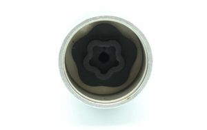 Anti-Theft Key | TEMO #121P Anti-Theft Wheel Lug Nut Removal Socket Key 3439 Compatible for Volvo Anti-Theft Key Anti-Theft Key