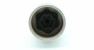 Anti-Theft Key | TEMO #953L Anti-Theft Wheel Lug Nut Removal Socket Key 3439 Compatible for Volvo Anti-Theft Key Anti-Theft Key