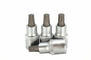 Bit Socket | TEMO 4pc Torx Plus 50IP 2"L Bit Socket 1/2" Square Drive Auto Repair Impact Auto Tools Bit Socket