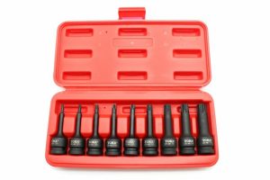 Bit Socket | TEMO 9pc 3" Long Torx Star 6 point Black Impact Bit Socket Set 1/2" Square Drive Auto Tools Bit Socket