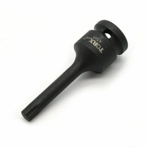 Bit Socket | TEMO IP-45 3" Long Black Impact Torx Plus 6 point Socket Bit 1/2" Square Drive Auto Tools Bit Socket