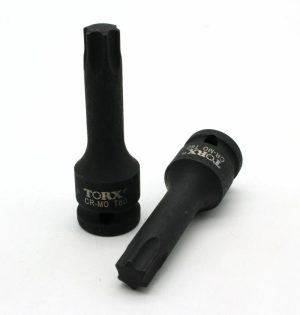 Bit Socket | TEMO T-60 3" Long Black Impact Torx Socket Bit 1/2 inch Square Drive Auto Tool Auto Tools Bit Socket