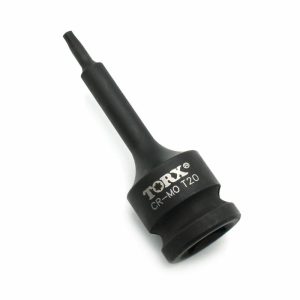 Bit Socket | TEMO Tamper Proof T-20 3" Long Black Impact Torx Socket Bit 1/2" Square Drive Auto Tools Bit Socket