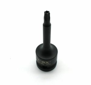 Bit Socket | TEMO Tamper Proof T-30 3" Long Black Impact Torx Socket Bit 1/2" Square Drive Auto Tools Bit Socket