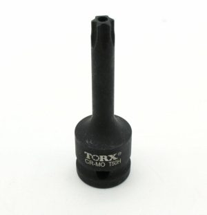 Bit Socket | TEMO Tamper Proof T-50 3" Torx Star 6 point Black Impact Bit Socket Auto Repair Auto Tools Bit Socket