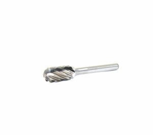 Carbide Burrs | TEMO SC-5 NF Aluminum Cut CARBIDE BURR FILE, 1/2" Cylinder Ball, 1/4"Dx2"L Shank Carbide Burrs Carbide Burrs