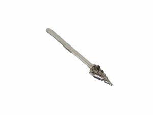 Carbide Burrs | TEMO sm-51 2" L Double Cut CARBIDE ROTARY BURR FILE 1/8 SHK 1/4 HD Pointed Cone Carbide Burrs Carbide Burrs