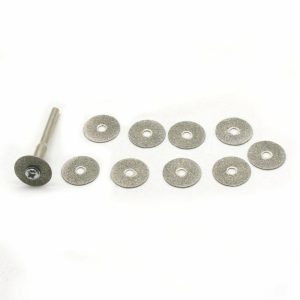 Cutting | TEMO 10pc 14mm Solid Diamond Cut-Off Wheel Saw Disc 1/8 inch shank Rotary Tools Cutting Cutting