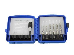 Drill Tap | TEMO M2 6p Combination Drill Tap Set 1/4" quick change adapter 6-32 to 1/4-20 Cutting Tools Drill Tap