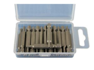 Hex | TEMO 25pc 1/8" Hex Tamper 2 Inch (50mm) Screwdriver Insert Bits Hex Hex