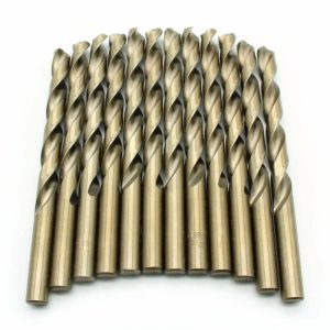 Jobber Drill | TEMO 12pc 23/64 inch Cobalt Bits 135-Degree Jobber Drill Bit Set 8 inch Length Cutting Tools Jobber Drill