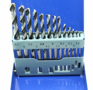 Jobber Drill | TMAX 13 pc Metric Cobalt Jobber Drill Bits Set 1.5mm – 6.5mm, M35 High Speed Steel Cutting Tools Jobber Drill