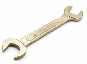 Open Wrench | TMAX Non Sparking 3/4 and 7/8 inch Open-End Wrenches, 7-1/4 inch length, Aluminum-Bronze Non Spark Non-Sparking Open Wrench