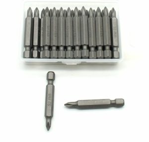 Phillips | TMAX 25 pc PH1 Impact Ready Phillips 2 Inch Screwdriver Insert Bits Hex Shank Phillips Phillips