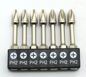 Phillips | TMAX 7 pc PH2 Screwdriver Bit Set High Torque 2 Inches (50mm) Phillips Phillips