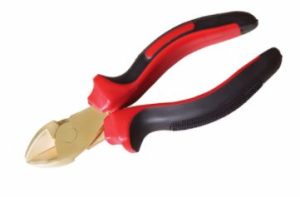 Pliers | TEMO Non-Sparking Beryllium Bronze Diagonal Cutting Pliers Length 150mm Non-Sparking Pliers