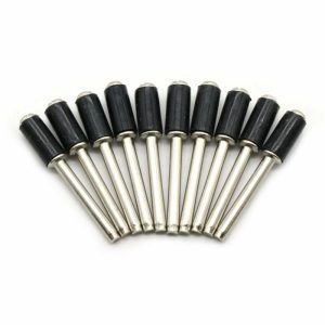 Rubber Polishing | TMAX 10 pc 1/4 Inch Rubber Mandrel Sand Drum Holder 1/8 Inch Shank for Dremel Rotary Tools Rotary Tools Rubber Polishing