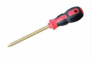 Screwdrivers | TEMO Non-Sparking Beryllium Bronze Phillips Head PH2 Screwdriver, Length 100mm Non-Sparking Screwdrivers