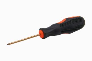 Screwdrivers | TMAX Non Sparking PH0 Phillips #0 Screwdriver, 2-3/8 Inch Working Length, Beryllium Bronze Copper Non Spark Non-Sparking Screwdrivers