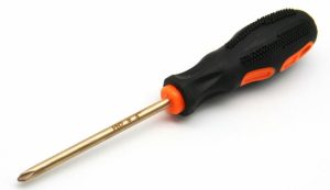 Screwdrivers | TMAX Non Sparking PH2 Phillips #2 Screwdriver, 4" Working Length, Beryllium Bronze Copper Non-Sparking Screwdrivers