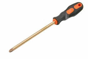 Screwdrivers | TMAX Non Sparking PH3 Phillips #3 Screwdriver, 6 Inch Working Length, Beryllium Bronze Copper Non Spark Non-Sparking Screwdrivers