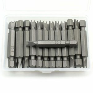 Spanner | TMAX 25 pc Spanner #6 2 Inch Screwdriver Insert Bits Screwdrivers Spanner