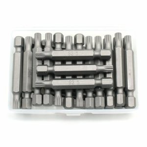 Spline | TEMO 25pc M5 Spline 2-Inch (50mm) Screwdriver Insert Bits Screwdrivers Spline