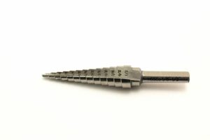 Step Drills | TEMO M35 Cobalt double flute step drill, 13 size from 1/8 to 1/2", 1/4" shank Cutting Tools Step Drills