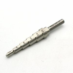 Step Drills | TEMO M35 Cobalt Step Drill Double Flute, 6 Size from 3/16 to 1/2", 1/4" shank Cutting Tools Step Drills