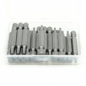 Tamper Torx | TEMO 25pc T10H Tamper Proof Security Torx 2-Inch (50mm) Screwdriver Insert Bits Screwdrivers Tamper Torx