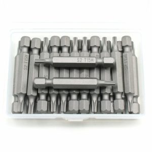 Tamper Torx | TMAX 25 pc T15H Tamper Proof Security Torx 6 point 2 Inch Screwdriver Insert Bits Screwdrivers Tamper Torx