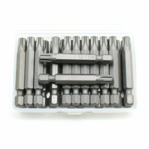 Tamper Torx | TMAX 25 pc T35H Tamper Proof Security Torx 6 point 2 Inch Screwdriver Insert Bits Screwdrivers Tamper Torx