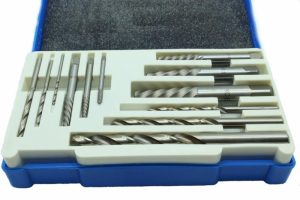 Tap Extractor | TEMO 12 pc SCREW EXTRACTOR Damaged Broken Bolt Removal SET Kit DRILL EASY OUT Cutting Tools Tap Extractor