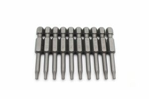 Torx | TEMO 10 Piece T10 Round Shaft 2 inch Length Screwdriver Insert Bits Hex Shank Screwdrivers Torx