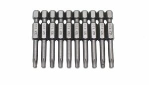 Torx | TEMO 10 Piece T20 Round Shaft 2 inch Length Screwdriver Insert Bits Hex Shank Screwdrivers Torx