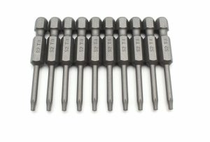 Torx | TEMO 10 Piece T8 Round Shaft 2 inch Length Screwdriver Insert Bits Hex Shank Screwdrivers Torx