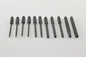 Torx | TEMO 11 Piece Torx Set T6-T40 round shank 1/4 Inch Hex End 3 Inch Length Screwdrivers Torx