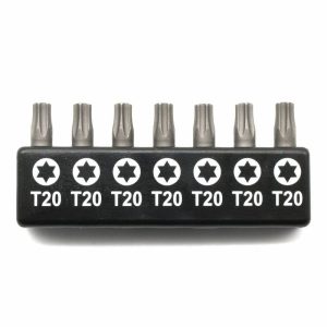 Torx | TMAX 7pc 1" T20 Torx Screwdriver Insert Bit Set – Quick Change Star Driver Bits for T-20 Screws & Heads Screwdrivers Torx