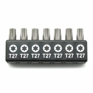 Torx | TMAX 7pc 1" T27 Torx Screwdriver Insert Bit Set – Quick Change Star Driver Bits for T-27 Screws & Heads Screwdrivers Torx