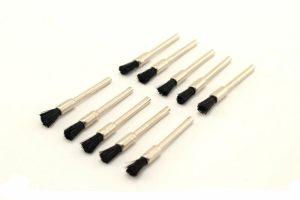 Wire Brush | TEMO 10 pc Nylon Bristle 1/4" Pen Wire Brush #405 with 1/8" Shank Rotary Tool Rotary Tools Wire Brush